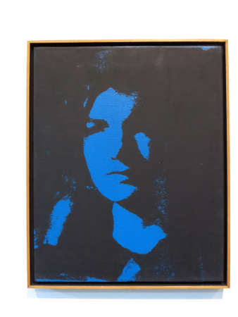 SAN FRANCISCO - MARCH 8: Jackie, 1964 by Andy Warhol, Acrylic and silkscreen ink on canvas.  At the...
