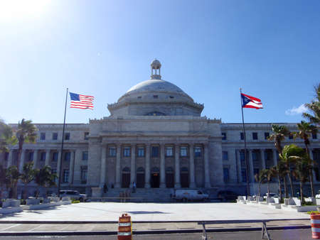 The Capitol of Puerto Rico (Spanish: Capitolio de Puerto Rico) is located on the Islet of San Juan just outside the walls of Old San Juan. The building is home to the bicameral Legislative Assembly, composed of the House of Representatives and Senate. Theのeditorial素材