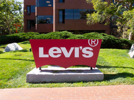 San Francisco - June 18, 2013: Levi Strauss Plaza logo, also known as Levi Plaza or Levi's Plaza, is...