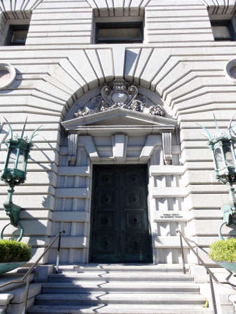San Francisco - February 6, 2011:  Entrance to United States Court of Appeals, Ninth Circuit. ...