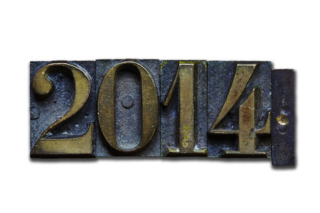 2014; 2; 0; 1; 4; numbers; font numbers in metal, の写真素材