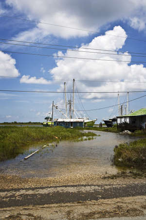 High Tide Flooding, Gulf Coastの写真素材
