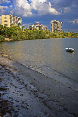 Quiet Bay & High Rise Buildingsの写真素材