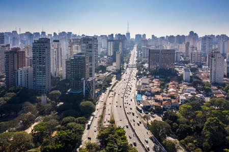 famous avenue in Sao Paulo, Brazil