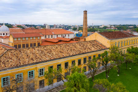 Former SÃ£o Luiz Fabric Factory in Itu - SP - Brazilの写真素材