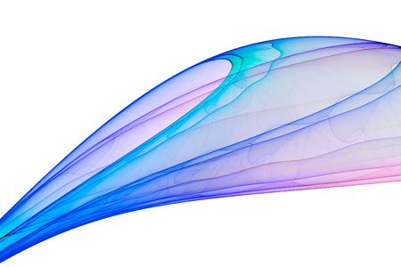 Colorful 3D rendered abstract background