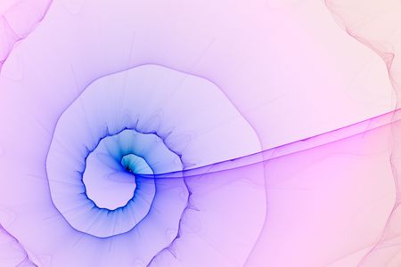 Colorful 3D rendered fractal design (abstract background)