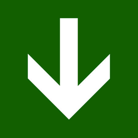 Emergency exit sign symbol green vectorのイラスト素材