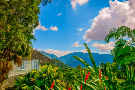 The Blue Mountains, Jamaica, Dec 2018, Strawberry Hill Hotel house