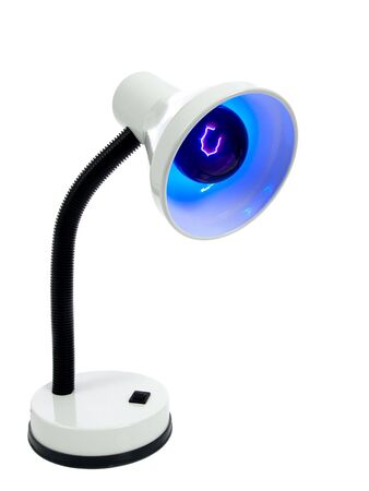 Lamp desk isolated on white backgroundの写真素材