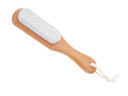 Foot hygiene tool isolated on pure white backgroundの写真素材