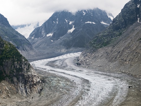 Mer de glace - Mont Blanc - Chamonixの写真素材