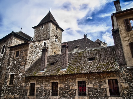 Old Annecy rock prison, Franceの写真素材
