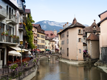 Old Annecy, France,  city general viewの写真素材