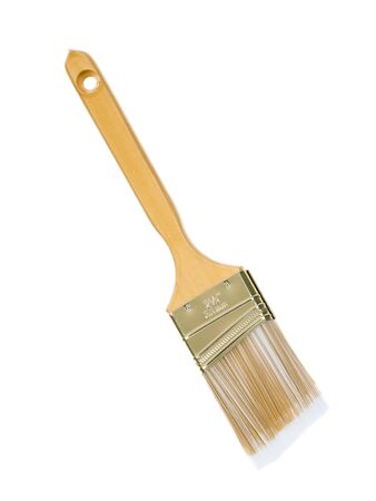 paint brush isolated on a white backgroundの写真素材