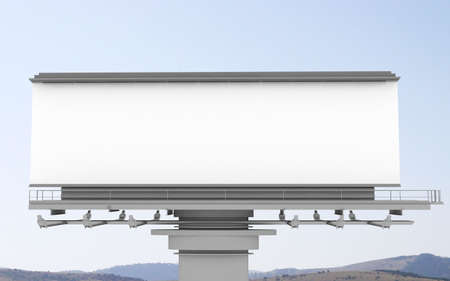 Big empty billboardの写真素材