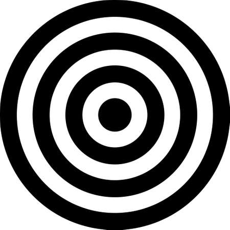 Vector transparent target illustration. Put this target on your imageのイラスト素材