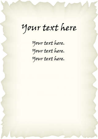 Vector illustration of the old paperのイラスト素材