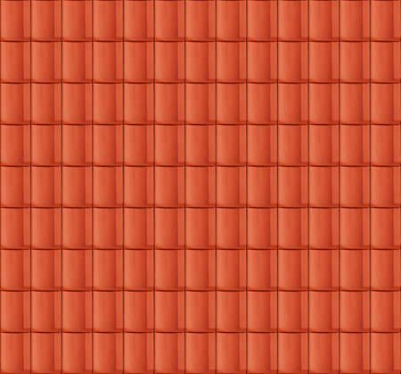 Close up Detail of Perfect Roof Tiles textureの写真素材