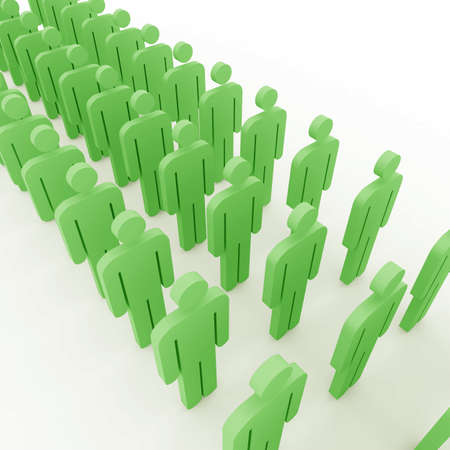 Conceptual image of teamworkの写真素材