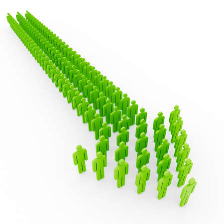 Conceptual image of teamworkの写真素材