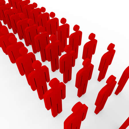 Conceptual image of teamworkの写真素材