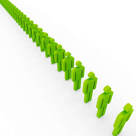 Conceptual image of teamworkの写真素材