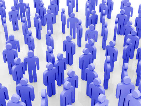 Conceptual image of teamworkの写真素材