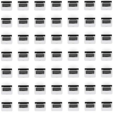 Business Computers Technology on a White Background の写真素材