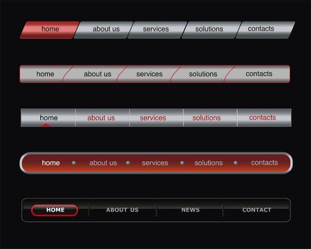 web buttonのイラスト素材