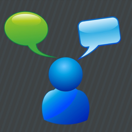 chatのイラスト素材