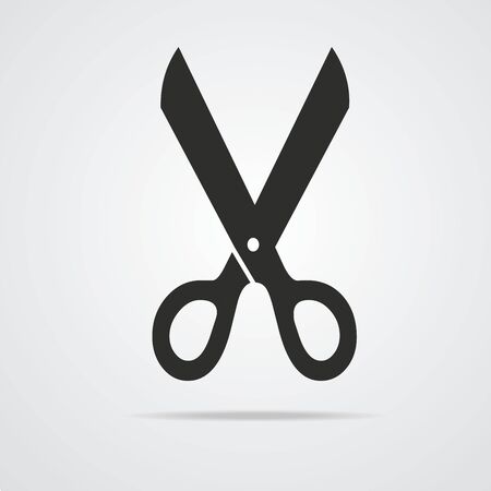 scissors icon isolatedのイラスト素材