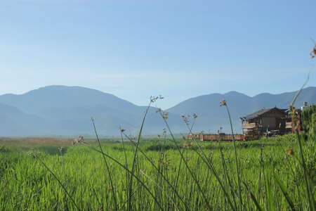 Lugu Lake natural sceneryのeditorial素材