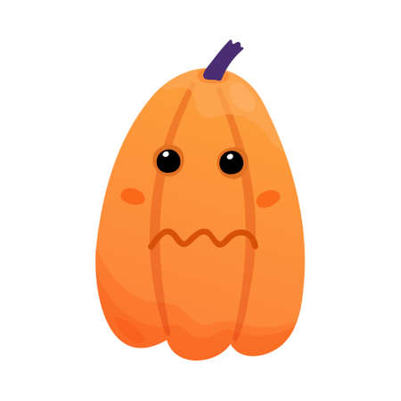 Pumpkin character. Vegetables for autumn designのイラスト素材