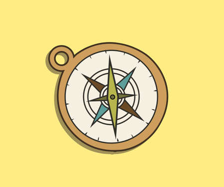 compass vector iconのイラスト素材