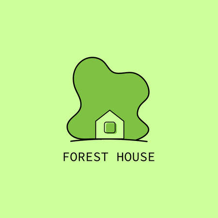 forest houseのイラスト素材