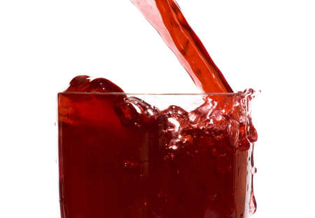 Pouring red wineの写真素材