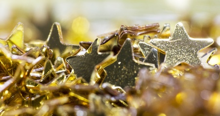 Close up on christmas stars