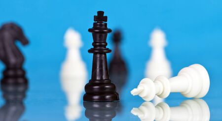 Chess pieces の写真素材