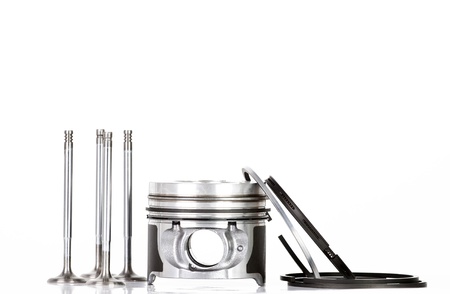 Pistons isolated on white の写真素材