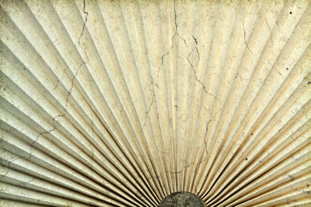 Vintage paper background - old fanの写真素材