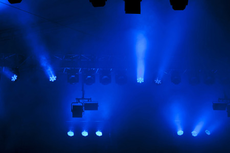 Stage lights on a concert