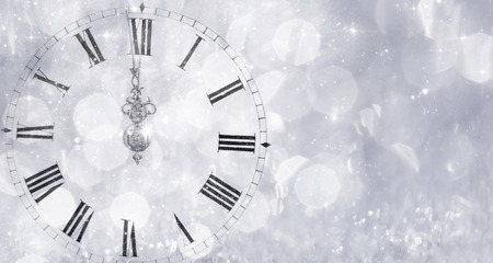 Clock at New Years Eve
