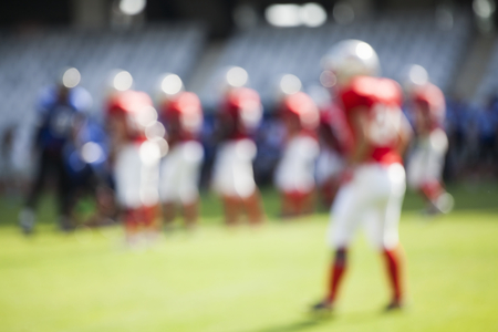 American football game - out of focus background of the field