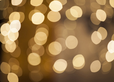 Abstract background of blurred orange lights