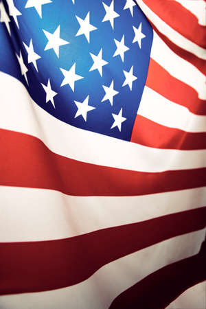 Flag of United States of America waving .の写真素材