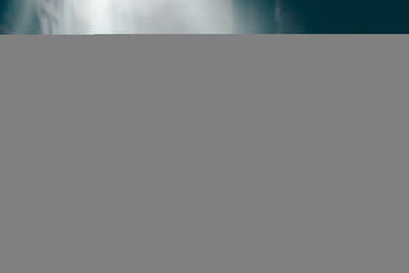 Jack O' Lanterns glowing in smoky fantasy night. Halloween backgroundの写真素材