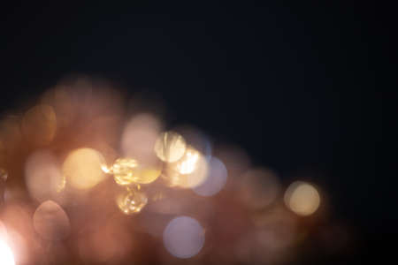 Colorful Christmas lights bokeh backgroundの写真素材