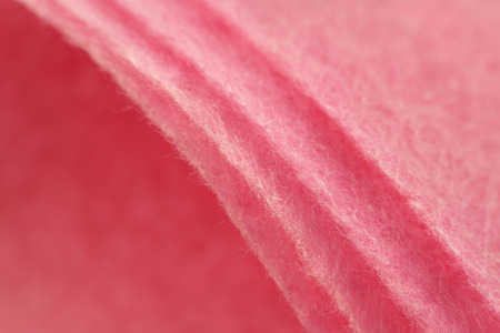 pink non-woven fabric. disposable cleaning cloth.の写真素材