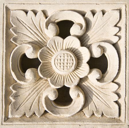 Bali stone carvingの写真素材